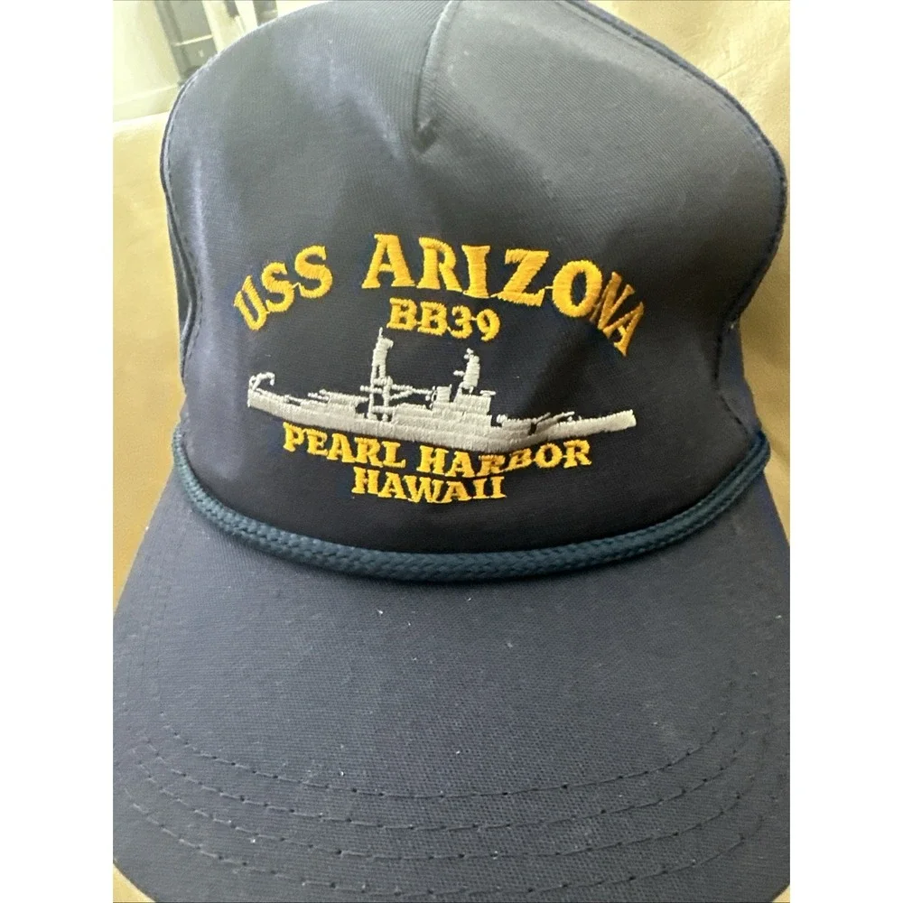 Uss Arizona Pearl Harbor T Shirt‎ large  And Trucker Hat